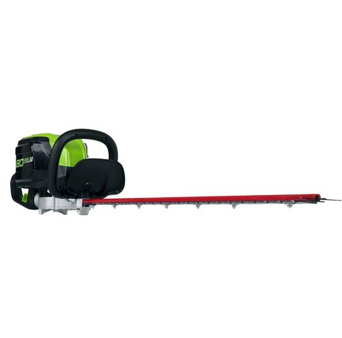 גוזם גדר חיה GREENWORKS 80V PRO דגם 99568 עם להבים באורך 66 ס