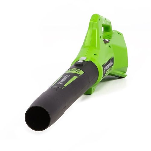 מפוח עלים GREENWORKS GEN2 24V דגם 99506-9 קומפקטי וקל משקל עם בקרת מהירות כפולה לשימוש ביתי