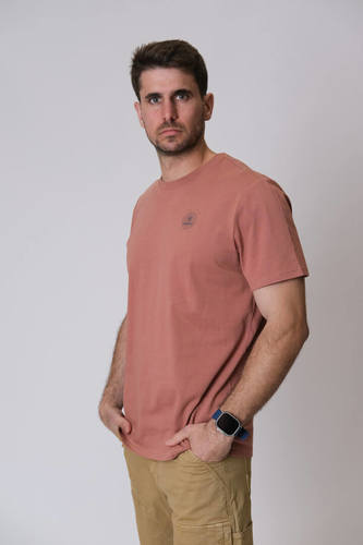 Cotton print 25 T-shirt / Brown Sunset