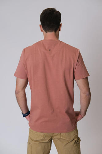 Cotton print 25 T-shirt / Brown Sunset