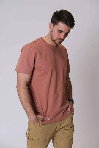 Cotton print 25 T-shirt / Brown Sunset