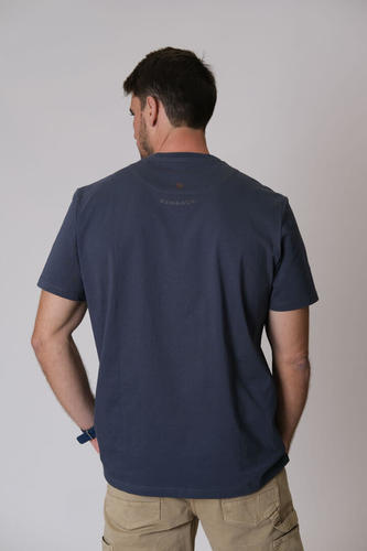 Cotton print 25 T-shirt / Navy