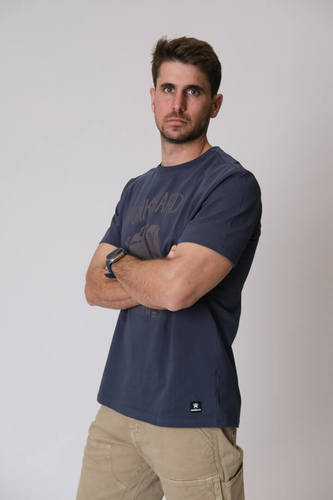 Cotton print 25 T-shirt / Navy