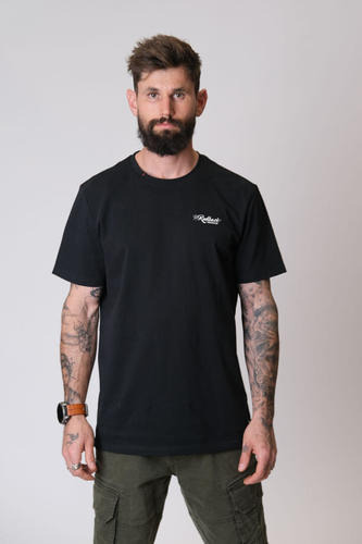 Cotton print 25 T-shirt /Black