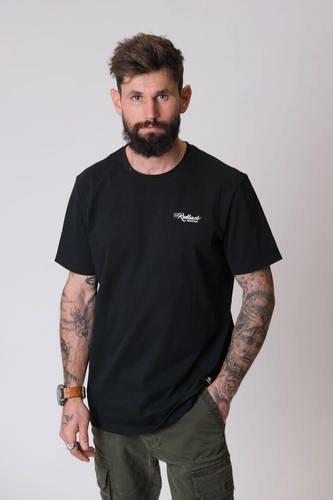 Cotton print 25 T-shirt /Black