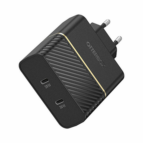 ראש מטען קיר זוגי Otterbox 50W-PD USB C
