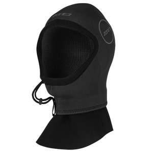 מסיכה בלקלבה טרמית לשחיה ZONE3 THERMO TECH BALACLAVA שחור לימים קרים מאריג דוחה מים