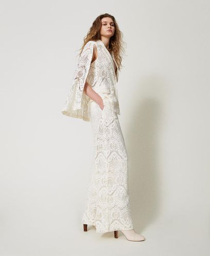 'Procida' macramé lace blazer