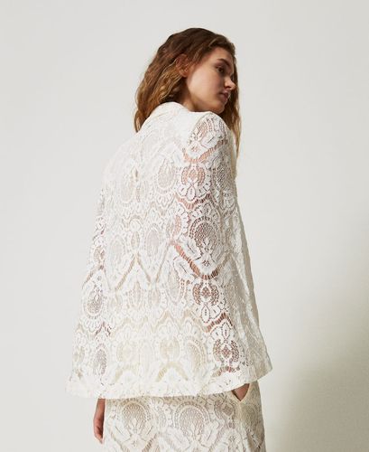 'Procida' macramé lace blazer