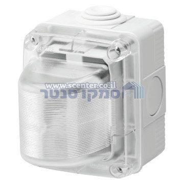 קופסה שקופה על הטיח E14 ללא נורות Gewiss System
