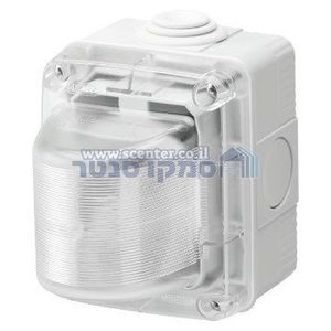 קופסה שקופה על הטיח E14 ללא נורות Gewiss System