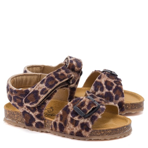 סנדל Plakton PELO LEOPARDO  קטנים  מידות 22-27