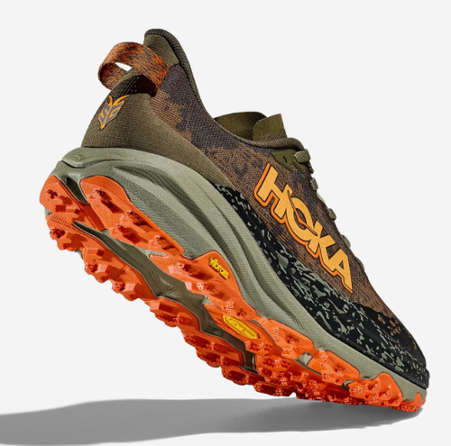 נעלי ספורט גברים SPEEDGOAT 6 WIDE זית/כתום - HOKA