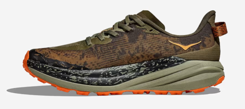 נעלי ספורט גברים SPEEDGOAT 6 WIDE זית/כתום - HOKA