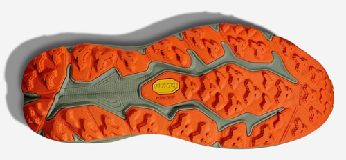 נעלי ספורט גברים SPEEDGOAT 6 WIDE זית/כתום - HOKA