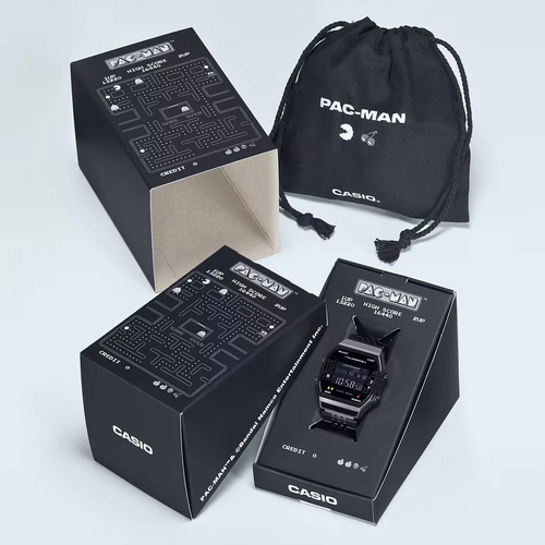 CASIO ABL-100WEPC-1B מהדורה פקמן מוגבלת בלוטוס ומד צעדים מלאי קטן מהרו להזמין 