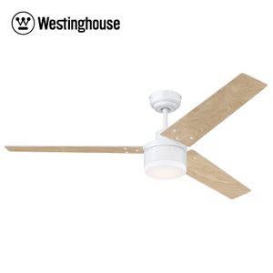 מאוורר תקרה ווסטינגהאוס 42″ TALIA DC WIFI לבן/עץ עם שלט ולד מובנה 28W כולל דימר Westinghouse