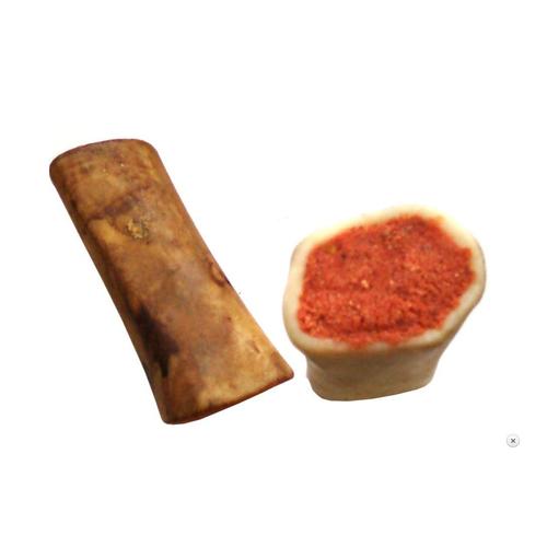 יאמיס Yamis לכלבים עצם בקר מעושנת ממולאת בשר