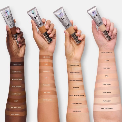 מייקאפ איי טי קוסמטיקס IT Cosmetics CC+ Cream Full-Coverage Foundation with SPF 50+