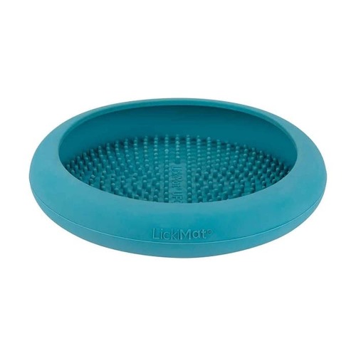 ליקי מט LickiMat קערת ליקוק UFO בצבע טורקיז