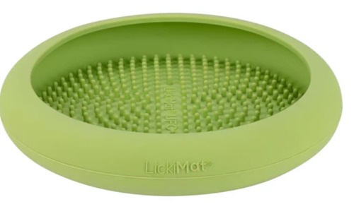 ליקי מט LickiMat קערת ליקוק UFO בצבע ירוק