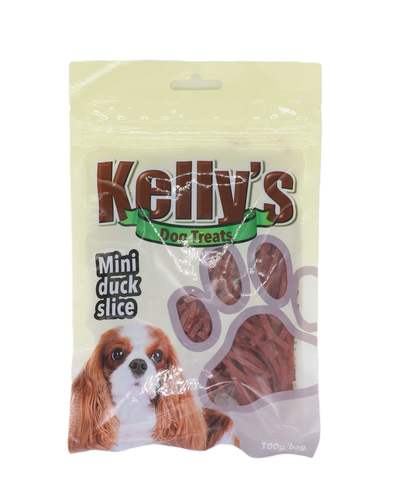 קליס Kelly's חטיף לכלב מיני רצועות ברווז 100 גרם