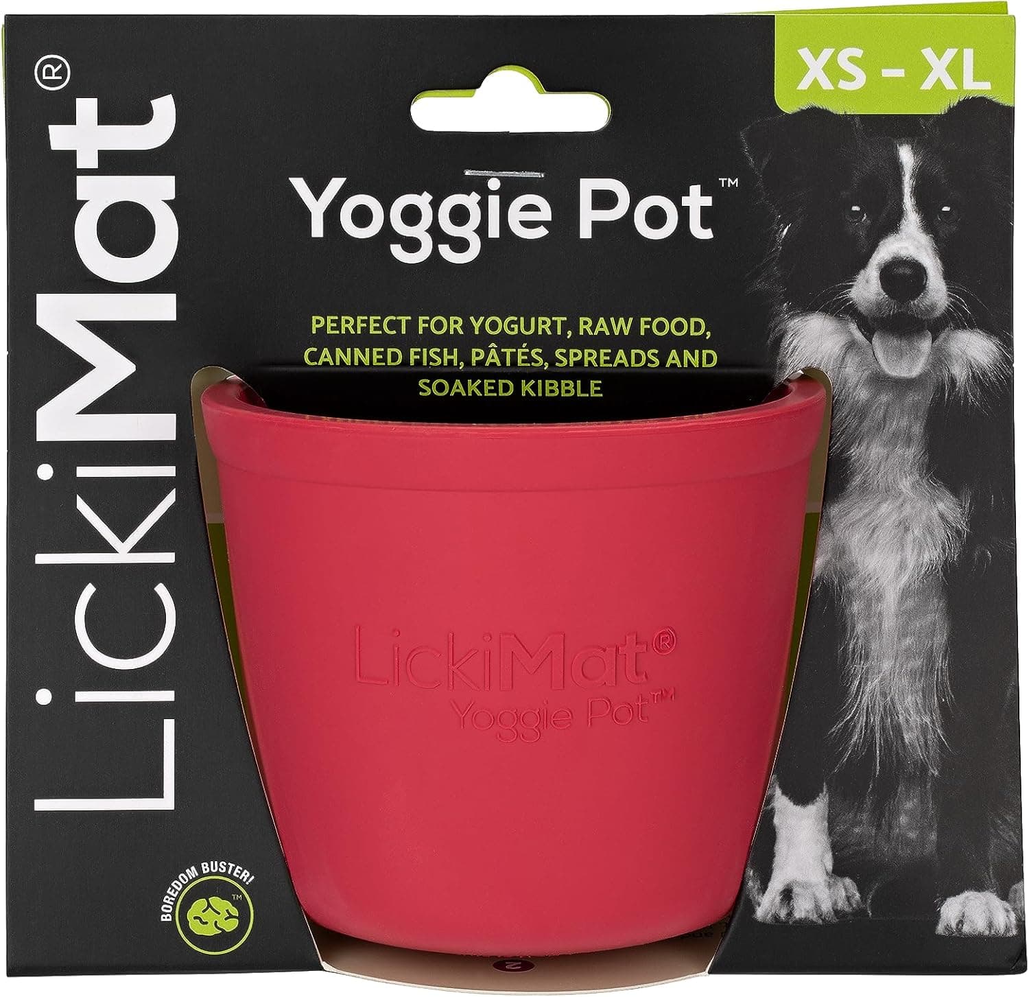 ליקי מט LickiMat קערת ליקוק עמוקה Yoggie Pot בצבע ורוד