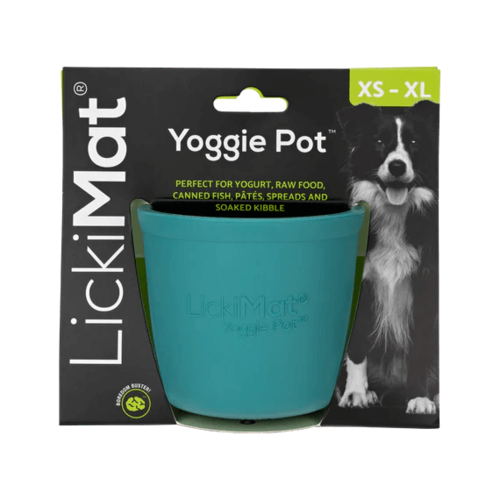ליקי מט LickiMat קערת ליקוק עמוקה Yoggie Pot בצבע טורקיז