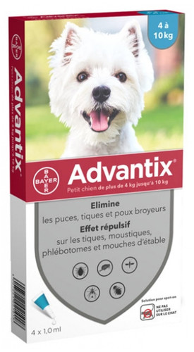 אדוונטיקס Advantix באייר לכלב 4 - 10 ק