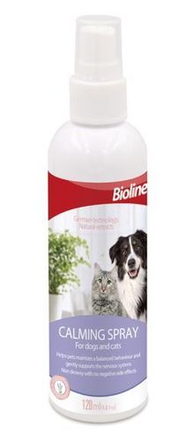 ביוליין Bioline תרסיס הרגעה לכלבים וחתולים 120 מ