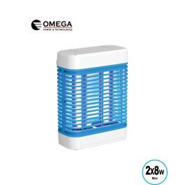 קטלן יתושים 16W  TWIN לבן 