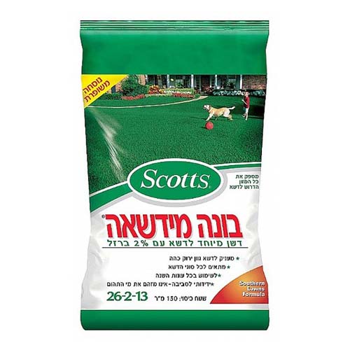 בונה מדשאה ל- 150 מ"ר - 3 ק"ג - Scotts