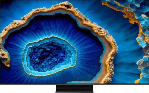 טלוויזיה חכמה TCL 50'' 4K UHD QLED Mini LED Google TV 50C755
