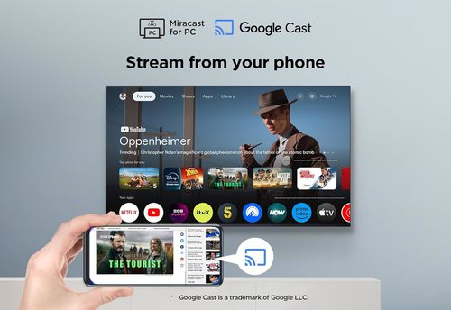 טלוויזיה חכמה TCL 55'' 4K UHD TCL 55V6C  