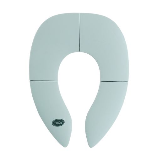 מקטין אסלה מתקפל נייד עם שק נשיאה מבד - ירוק