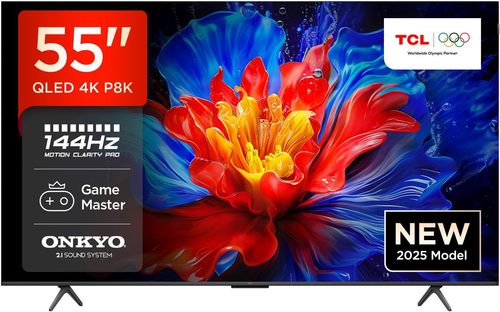 טלוויזיה חכמה TCL 55 Inch Smart 55P8K QLED
