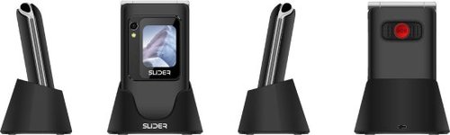 טלפון סלולרי למבוגרים SLIDER W80 4G - צבע שחור - שנה אחריות יבואן רשמי