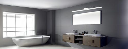 תאורת מראה גוף לבן SPLASH IP44 28W 3CCT  Nisko 
