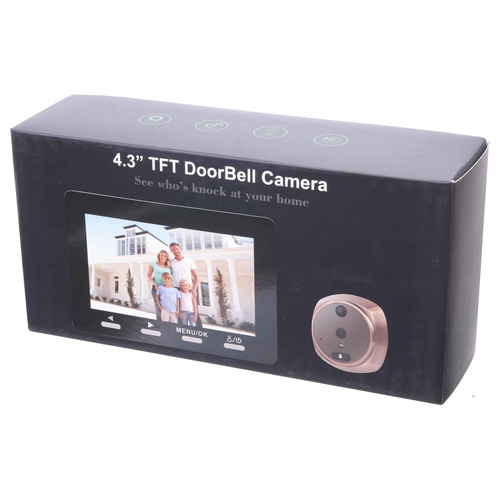 מצלמת עינית לדלת דגם 4.3″ TFT מבית