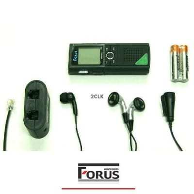מקליט קול אוטומטי מטלפון FORUS FSV-510 PLUS עד 133 שעות הקלטה