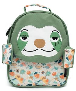 תיק גן עם גב מנדף זיעה מסדרת החיות החביבות - עצלן מנומנם