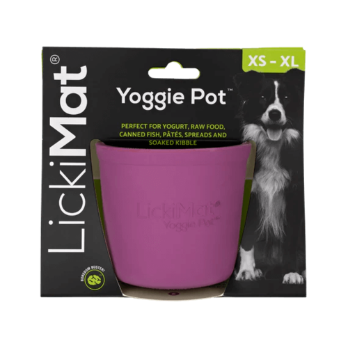 ליקי מט LickiMat קערת ליקוק עמוקה Yoggie Pot בצבע סגול
