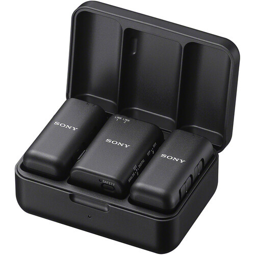 Sony ECM-W3 מערכת מיקרופון סטרימינג אלחוטית עם משדר למצלמה