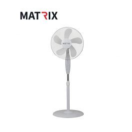 מאוורר 50W עומד "16 לבן 5 להבים