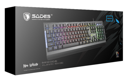 מקלדת גיימיניג מכאנית Sades דגם Neo Whistle