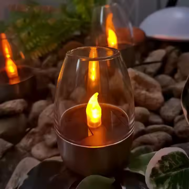 נרות סולאריים דקורטיביים 