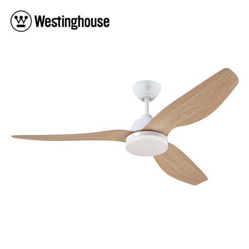 WH 24 ושלטW CCT לבן+עץ ייחודי Magnolia 52 DC מאוורר תקרה