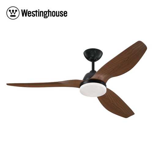 WH 24 שלטW CCT שחור+עץ ייחודי Magnolia 52 DC מאוורר תקרה