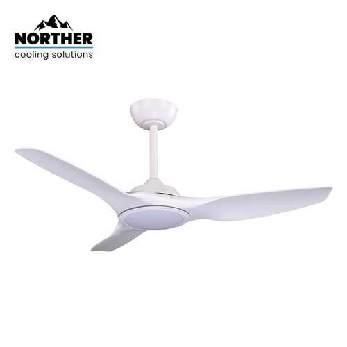 NORTHER CCT 24 לבן 3 כנפיים ''46+שלטW SUPERIORE מאוורר תקרה