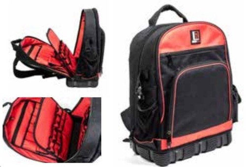 תיק גב תחתית קשיחה + מנשא נשלף לכלי עבודה ROHER